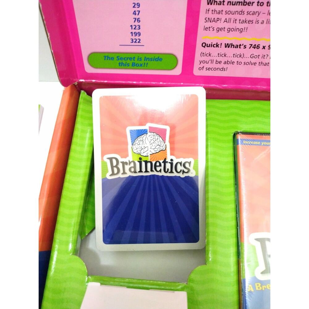 Brainetics Breakthrough Math And Memory System Educational 5 DVD New - Picture 6 of 9